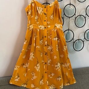 Romantic Madewell sundress with back cut-out (NWT)